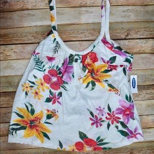NWT Old Navy floral tank top